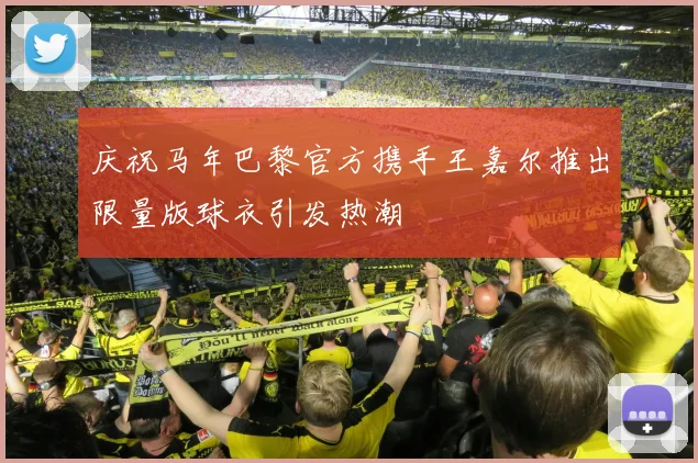 庆祝马年巴黎官方携手王嘉尔推出限量版球衣引发热潮